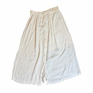 Express Cream Textured Skirt